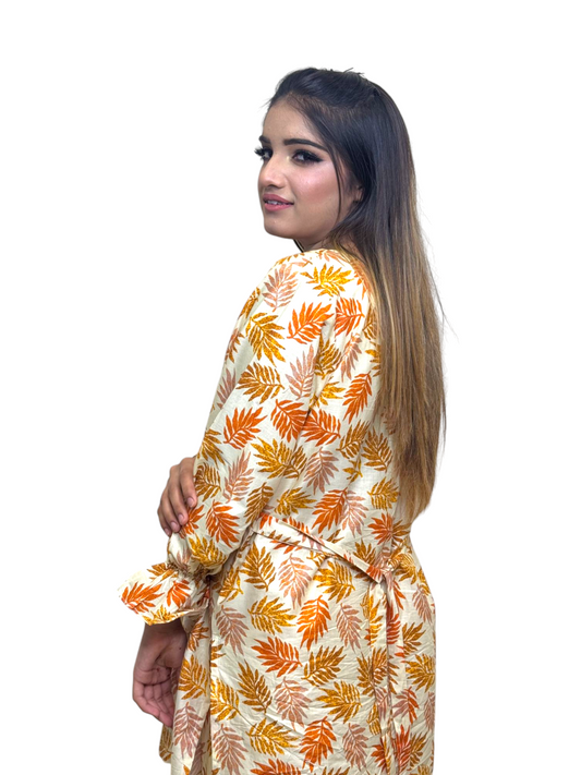 Autumn Fern Printed Lawn Set – BW-004